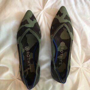Rothy’s The Point Camo Shoe Sz 6.5, 6-1/2